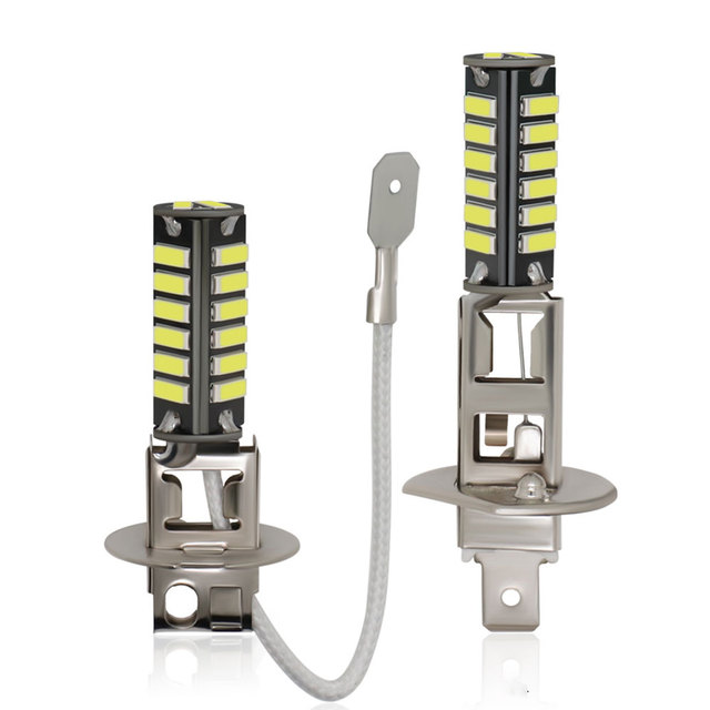 Hot Auto 24v Truck Led Light Bulbs Lamp 20smd 7020 Fog Lighting H3 H1 Super Bright Car Head DRL Lighting