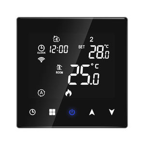 Vente en gros d'appareils électroménagers, chauffage électrique, <span class=keywords><strong>radiateur</strong></span>, thermostat mural avec <span class=keywords><strong>bouton</strong></span> tactile, écran LCD, thermostat de contrôle de la température - Product Image 1