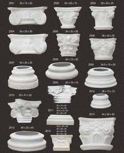 Decorazione per interni Roman pilastro stampi in fibra di vetro pilastro stampo per la vendita - Product Image 2