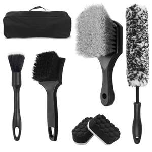 NOUVEAU Kit de brosses pour roues et pneus de <span class=keywords><strong>voiture</strong></span>, <span class=keywords><strong>brosse</strong></span> de nettoyage de roues, kit d'accessoires de nettoyage et de <span class=keywords><strong>lavage</strong></span> pour le detailing automobile, en promotion sur <span class=keywords><strong>Amazon</strong></span> - Product Image 3