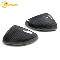 Cubierta de Espejo Retrovisor de Fibra de Carbono para Volkswagen VW POLO, Carcasa de Espejo Retrovisor Lateral para Audi A1, Repuesto 2019-2022