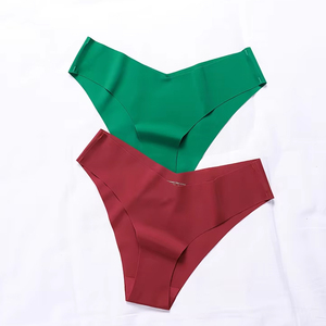 Ladymate ODM/OEM Bragas Sin Costuras Para Mujer, Bragas Sexys Sin Costuras para Mujer, Bragas <span class=keywords><strong>de</strong></span> Seda <span class=keywords><strong>de</strong></span> Hielo con Cintura en Forma <span class=keywords><strong>de</strong></span> V - Product Image 3