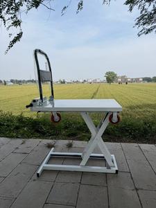 2026 Hot Sale Forklift Pallet Self Loading Stacker Battery Hydraulic Lift Table for Warehouse - Product Image 5