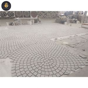 EV tùy chỉnh Granite <span class=keywords><strong>G603</strong></span> Vòng Tròn Thông tư paver mô hình trở lại <span class=keywords><strong>meshed</strong></span> Patio lát đá - Product Image 4