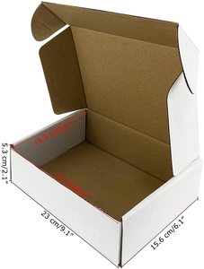 Trắng sóng các tông vận chuyển hộp inch Văn Học mailer hiển thị cho bao bì sản phẩm cho giấy dựa trên sản phẩm - Product Image 2