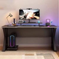 Ensemble de bureau et chaise ergonomiques modernes pour étudiants, idéal pour la maison, le bureau, la salle de sport électronique et la chambre.