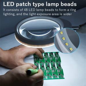 समायोज्य नेतृत्व प्रकाश PD-032AL मोबाइल फोन मरम्मत वेल्डिंग उत्कीर्णन पहचान - Product Image 3