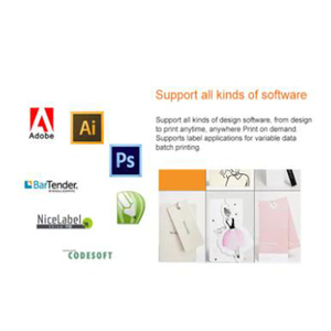 Nhà cung cấp New tốc độ cao Máy in phun máy in cho T-Shirt hangtag/triển lãm trong & ra thẻ QR Mã quần áo hangtag máy in - Product Image 5