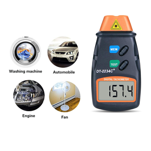 Mini Laser tachometer không tiếp xúc tachometer hiển thị kỹ thuật số laser tachometer dt2234 C + - Product Image 6