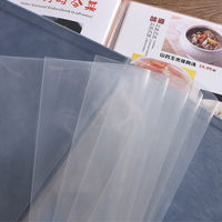 Protège-menu en cuir pour restaurant, format légal 8,5 x 14, avec insert transparent, gaufrage, pour café, salon de thé, bar, traiteur, menus personnalisés avec logo