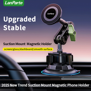 Supporto magnetico <span class=keywords><strong>per</strong></span> cellulare <span class=keywords><strong>per</strong></span> auto in lega di 360 gradi di rotazione <span class=keywords><strong>antiscivolo</strong></span> a ventosa - Product Image 6