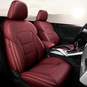 Fundas de Asiento de Coche Personalizadas de Cuero Originales para Audi, Diseño de Cojín Personalizado para las Cuatro Estaciones, Cinco Asientos Completos - Product Image 3