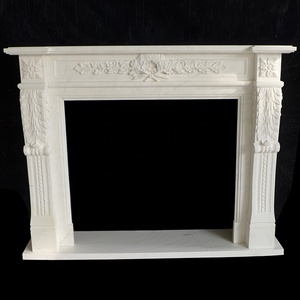 Design classique de bonne qualité en marbre sculpté cheminée - Product Image 3