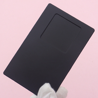 Tarjeta de negocios de Metal, Tarjeta de Crédito Personalizada con logotipo de impresión láser, NFC, NFC, con código Qr, tarjeta de negocios cuadrada nfc en blanco