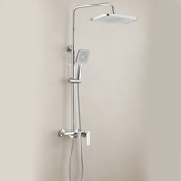 Nouveau Robinet de Douche Haute Qualité avec Système de Douche Mural en Laiton, Ensemble de Douche pour Salle de Bain