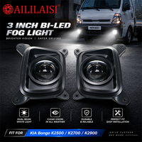 Lentille automobile pour Kia Bongo K2500 K2700 K2900, projecteur antibrouillard Bi-LED de 3 pouces, double faisceau, lumière blanche, revêtement électrophorétique