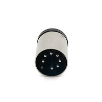 Connecteur coaxial RF DIN 7 broches en argent, fiche mâle et prise femelle 7P, fabriqué en Chine