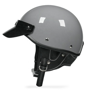 <span class=keywords><strong>Casco</strong></span> de Motocicleta Clásico Retro con Máscara de Media Cara Estilo Vintage para <span class=keywords><strong>Harley</strong></span>, Accesorios de <span class=keywords><strong>Moto</strong></span> de Seguridad - Product Image 4