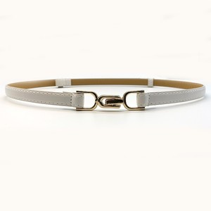 Nuevo cinturón de cuero fino a la moda para mujer, con hebilla metálica, correa de cintura de diseño, cinturón decorativo para pantalones y vestidos. - Product Image 6