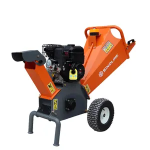 Máquina astilladora de madera ATV Trituradora de madera con motor de gasolina Trituradora de madera de Red Forestal - Product Image 1