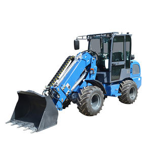 Cina Roda Mini Loader 2 ton max mengangkat tinggi 5m H280T Telefon mini teleskopik roda pemuatan - Product Image 1