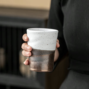 Ceramic <b>Tea</b> <b>Mugs</b> Matte Retro Design For Hotel Restaurant Coffee Cup 10 Oz Solid Color - Product Image 3