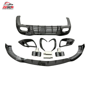 Kit carrosserie personnalisé en fibre de carbone style BS pour <span class=keywords><strong>Mercedes</strong></span> <span class=keywords><strong>AMG</strong></span> GT63 X290 : Lame avant, diffuseur arrière, prises d'air, ailerons latéraux - Product Image 3