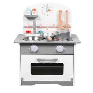 新款儿童游戏屋模拟木制厨房玩具套装3-6岁烹饪玩具木制厨房