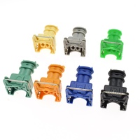 2 Pin EV1 Junior Power Timer JPT Jetronic Kits Fuel Injector Plug Connector 282189-1 Orange Bleu Vert Noir pour Voiture