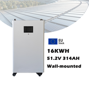Batería de Almacenamiento de Energía Vertical Blanca YIXIANG JK 200A BMS V19 51.2V 15kWh 314Ah Prismática Lifepo4 8000 Ciclos Montada en Pared CE - Product Image 1