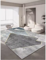 Tapis moderne en velours cristal Tapis nordiques de luxe élégants pour le salon