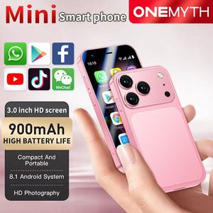 Smartphone Mini Soyes A17 Android 8.1 Double SIM Global <span class=keywords><strong>3G</strong></span> 2G Écran LCD 3.0 Pouces 90Hz Utilisé par les Jeunes Français - Product Image 1