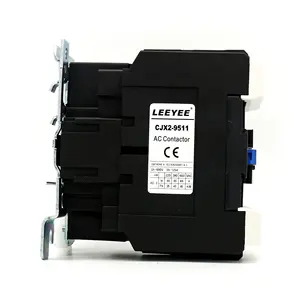 LEEYEE 4p 275v 20ka 3P + N9A 95A CJX2-9511 AC Contacteur électrique Dispositif de protection contre les surtensions Noir CE Contacteur 24v