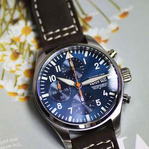 Envío Gratis, Reloj de Cuarzo Vintage de Piloto, Multifunción, Cronógrafo, 10 ATM, Acero Inoxidable 316L, Retro, Luminoso, de Alta Calidad, en Venta - Product Image 5