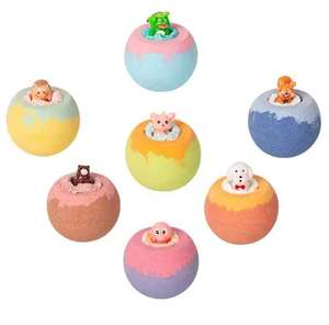 Fizzies <span class=keywords><strong>de</strong></span> baño <span class=keywords><strong>de</strong></span> 100g para niños, juguete <span class=keywords><strong>de</strong></span> baño <span class=keywords><strong>de</strong></span> burbujas hidratante suave, Bola <span class=keywords><strong>de</strong></span> baño <span class=keywords><strong>de</strong></span> sal explosiva al por mayor para niños - Product Image 6