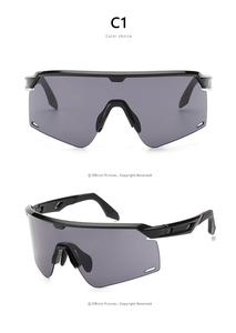 Vente en gros de lunettes de soleil de luxe à la mode, légères, en Tr90, lunettes de sport pour hommes et femmes - Product Image 5