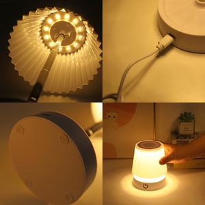 Small Retractable Stepless Adjusted Telescopic Desktop Collapse Night Light Touch Control Eye Protection <b>Charging</b> LED Desk <b>Lamp</b> - Product Image 5