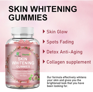 Gomitas blanqueadoras de piel Winstown con glutatión, colágeno, biotina, suplementos veganos para mejorar la elasticidad de la piel, gomitas de belleza. - Product Image 1