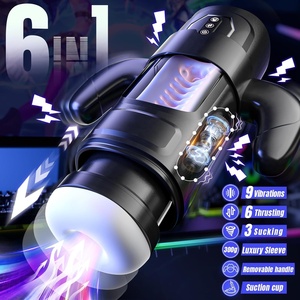 Juguetes Sexuales para Hombres, <span class=keywords><strong>Masturbador</strong></span> <span class=keywords><strong>Masculino</strong></span> - Juguete Sexual Eléctrico para Adultos con 6 Modos de Empuje y 3 de Succión, Copa de Masturbación Automática - Product Image 2