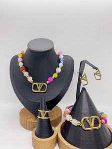 Nuovo Arrivo 2025: Set di Gioielli Moda Placcati Oro con Zirconia Cubica per Donne, Include Collana, Orecchini, Anello e Bracciale - Product Image 5