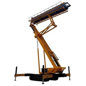 Plataforma Elevadora Hidráulica Montada sobre Rieles de Grado Industrial 8T, 200HP Diésel HuaEagle para Producción de Láminas de Techo en Altura - Product Image 1