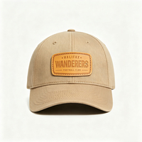Parches de Cuero PU Personalizados con Logotipo en Relieve 3D para Gorras Snapback, Etiquetas para Ropa, Accesorios de Costura, Venta al Por Mayor OEM
