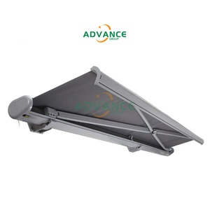 Auvent en aluminium pour terrasse extérieure, jardin, <span class=keywords><strong>véranda</strong></span>, auvent cassette haut de gamme avec protection UV rétractable et imperméable - Product Image 2