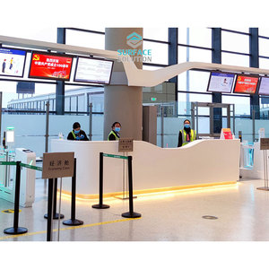 Trắng sân bay tiếp nhận acrylic rắn bề mặt bàn kiểm tra trong truy cập - Product Image 5
