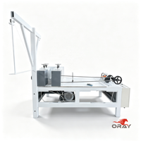 Machine à aplatir le fil de fer galvanisé Q195 pour la production d'électrodes de soudage, laminoir à fil plat entraîné par un moteur de 3 kW
