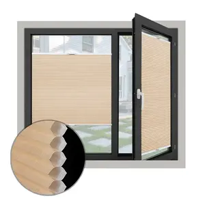 Home Office Acoustic Honeycomb Blind Components Up To Down Down To Up Cordless Blinds Thermal Honeycomb Fabric Roller Blinds