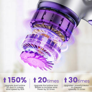 Aspiradora Digital para Auto OEM - Sin Escobillas, Alta Potencia, Eliminación de Polvo, Doble Función, Soplador de Polvo para Auto con LED - Product Image 5