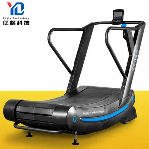Gym Equipment Manufacturer Air Runner Non-Motorized Unpowered Woodway Curved Treadmill Gym Equipment YG-discount Treadmill