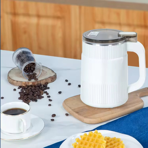 Moulin Électrique en Acier Inoxydable, <span class=keywords><strong>Mixeur</strong></span> Rechargeable, Presse à Café Électrique, Double Usage pour Préparer la Poudre de Grains de Café - Product Image 3