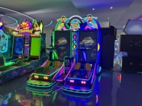 Machine de jeu d'arcade de course de jet-boat à monnayeur, jeu de course aquatique commercial pour deux joueurs, à vendre